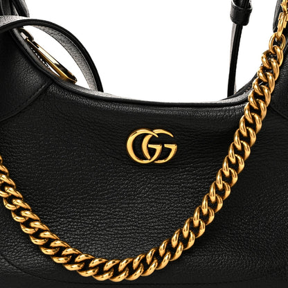 Goatskin Small Aphrodite Shoulder Bag Black