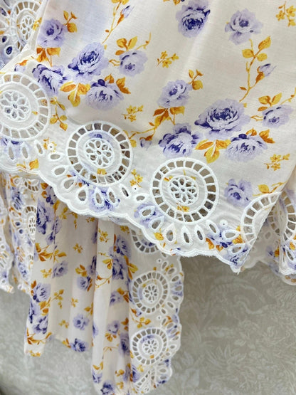 ZIMMER NEW PRINTED TOP AND SHORTS SET 269293