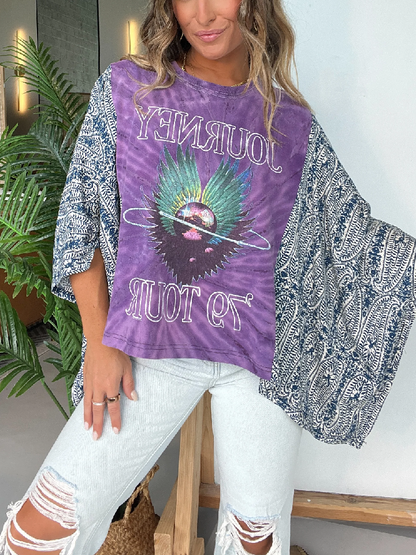 Camiseta Journey Mix &amp; Match morada