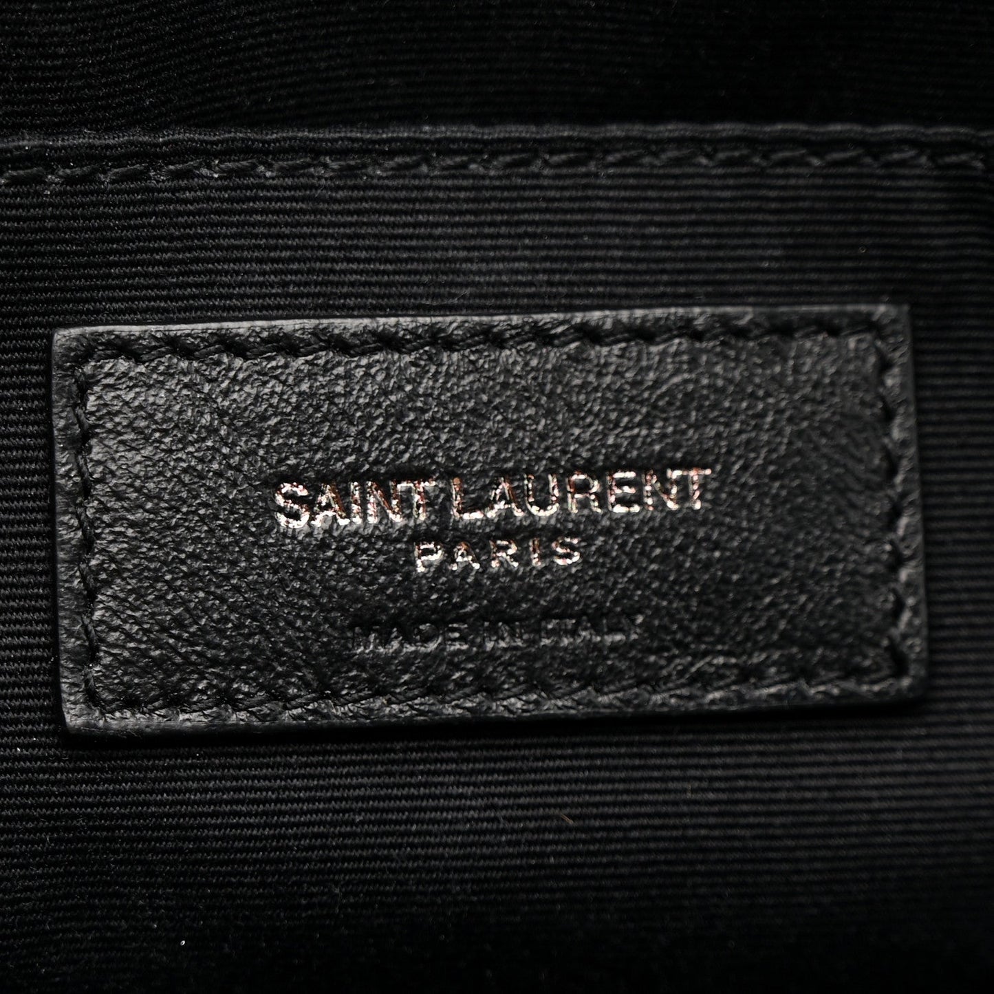Calfskin Matelasse Monogram Monochrome Lou Camera Bag Black