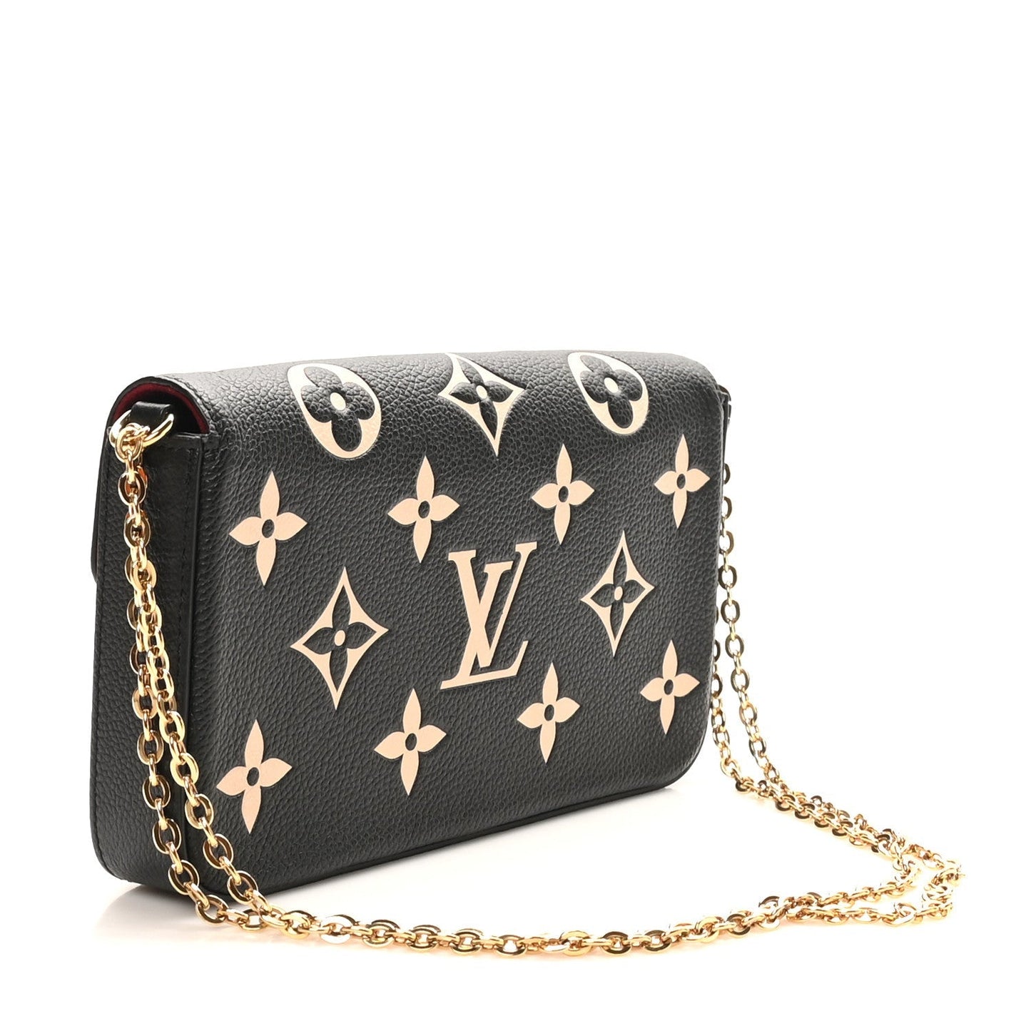 Empreinte Monogram Giant Felicie Pochette Black Beige