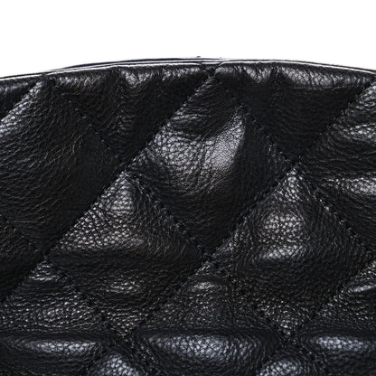 Calfskin Quilted Medium Chain Me Hobo Black