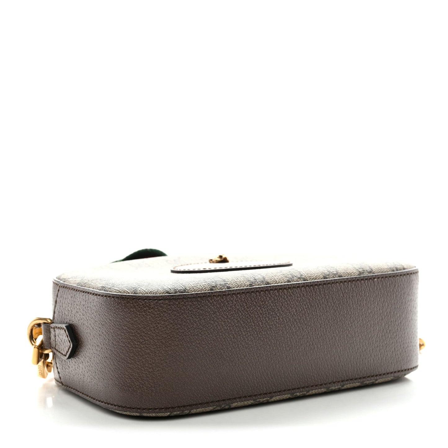GG Supreme Monogram Web Neo Vintage Shoulder Bag Beige New Acero Crop
