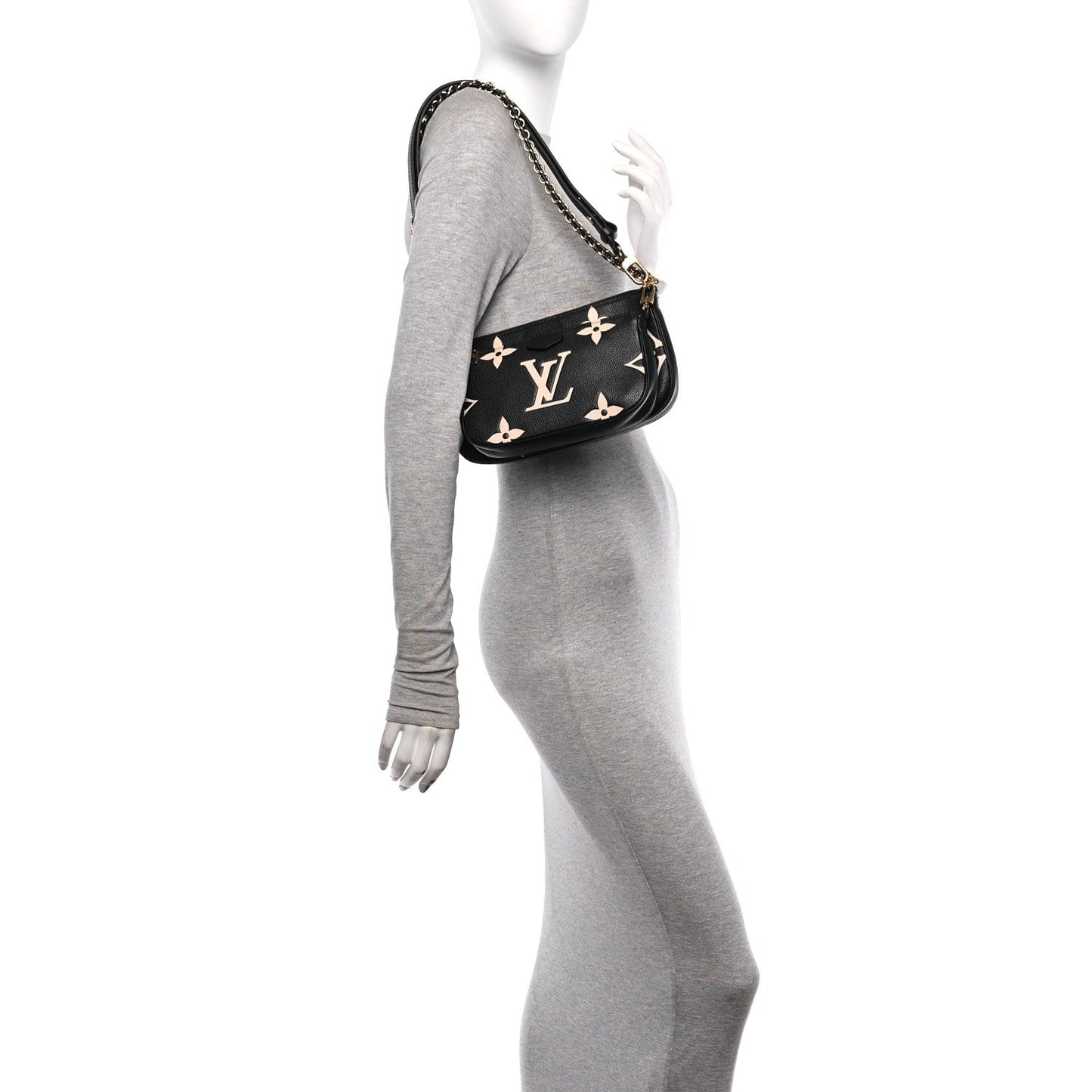Empreinte Monogram Giant Multi Pochette Accessories Black Beige