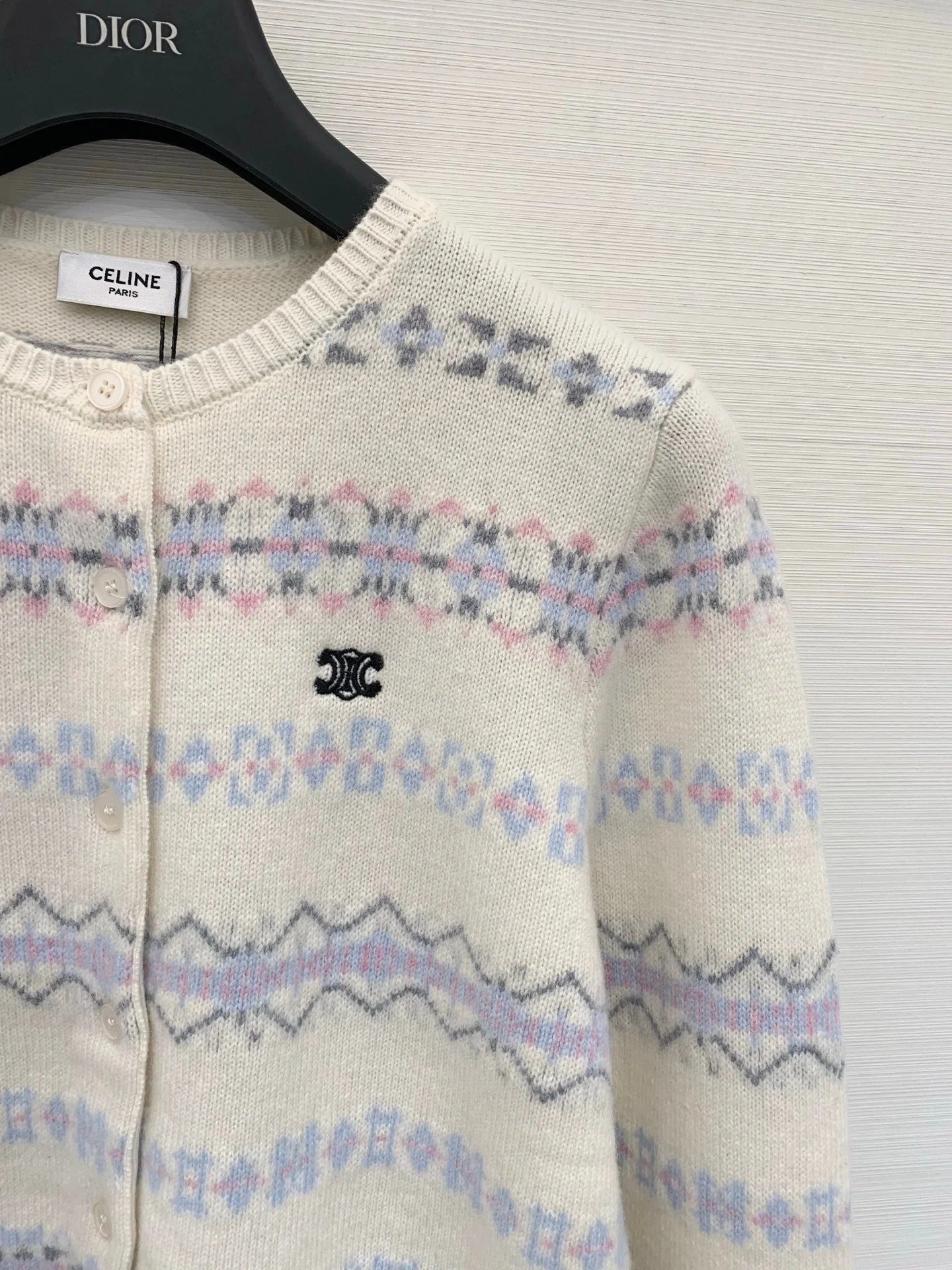 CELINE 25S WOOL CARDIGAN 0071