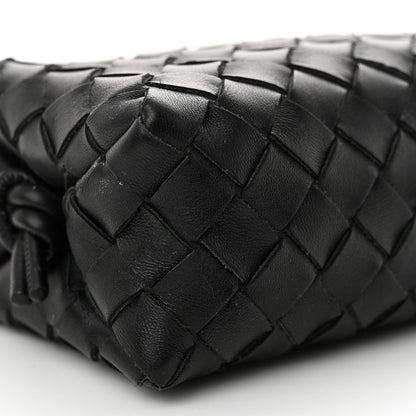 Nappa Intrecciato Mini Loop Camera Bag Black