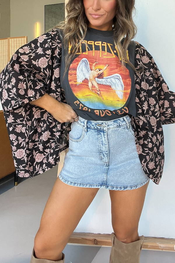 Camiseta Mix Match Negra