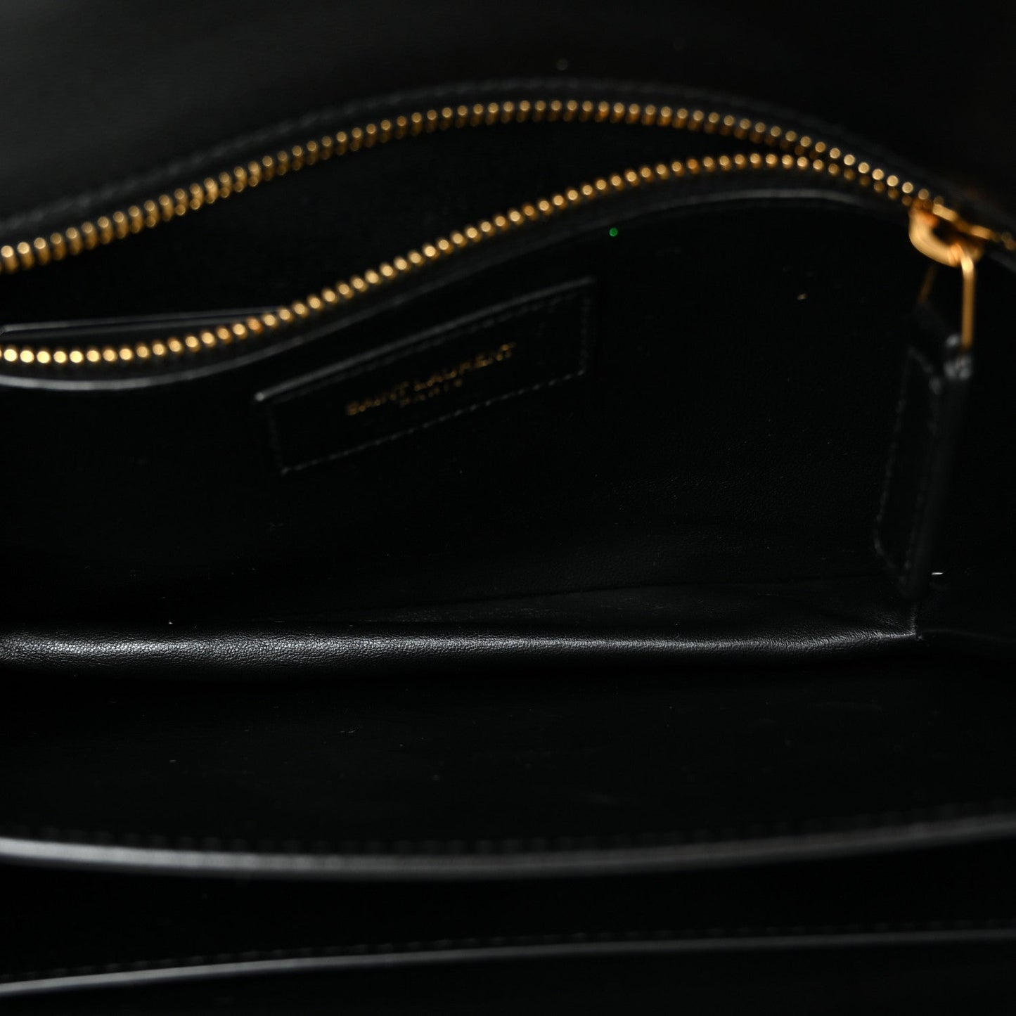 Smooth Calfskin Le Maillon Satchel Black