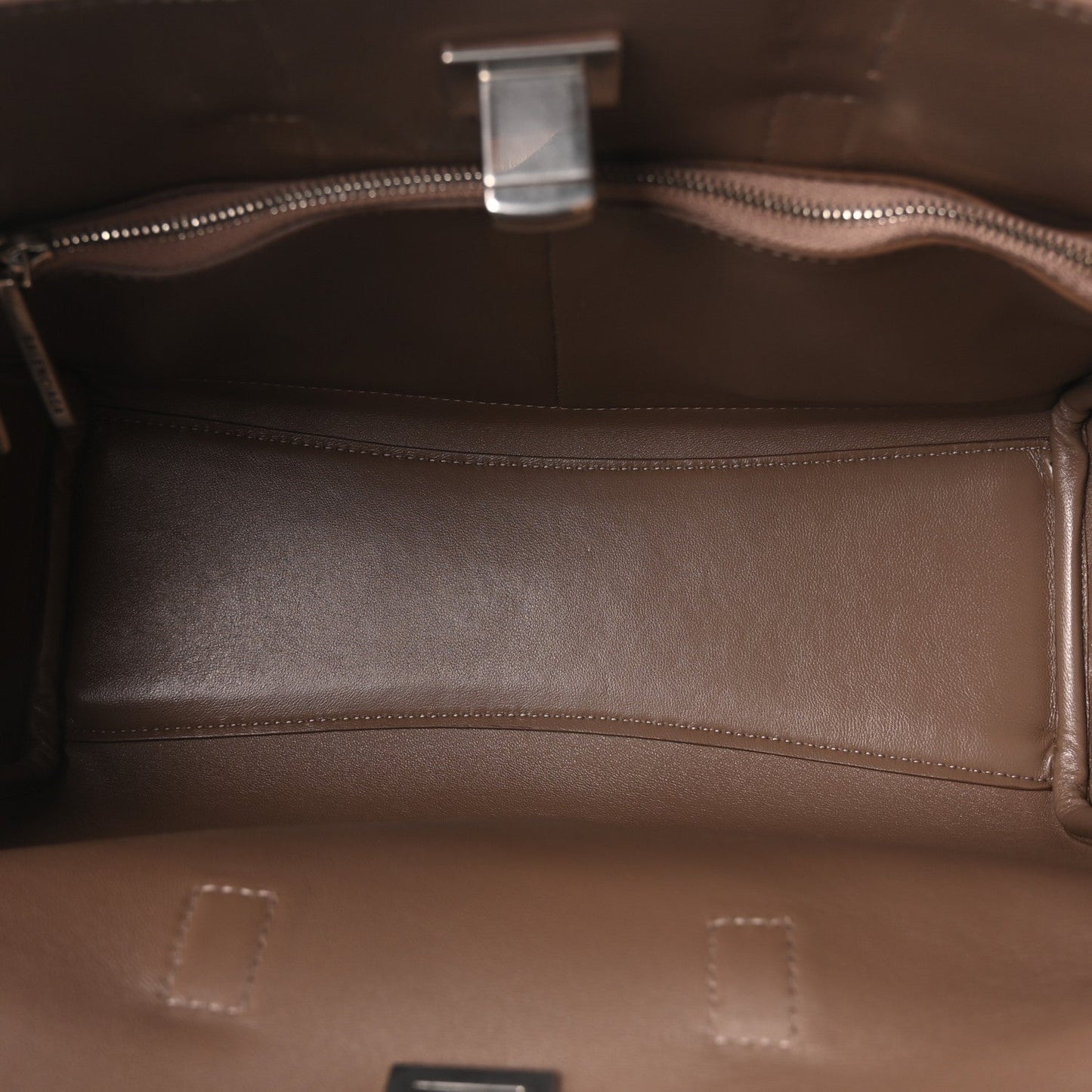 Smooth Calfskin Small Bel Air Carry All Bag Taupe