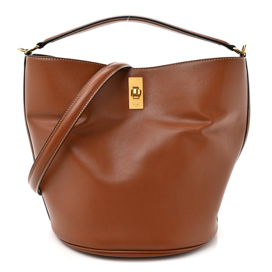 Smooth Calfskin Bucket 16 Bag Tan
