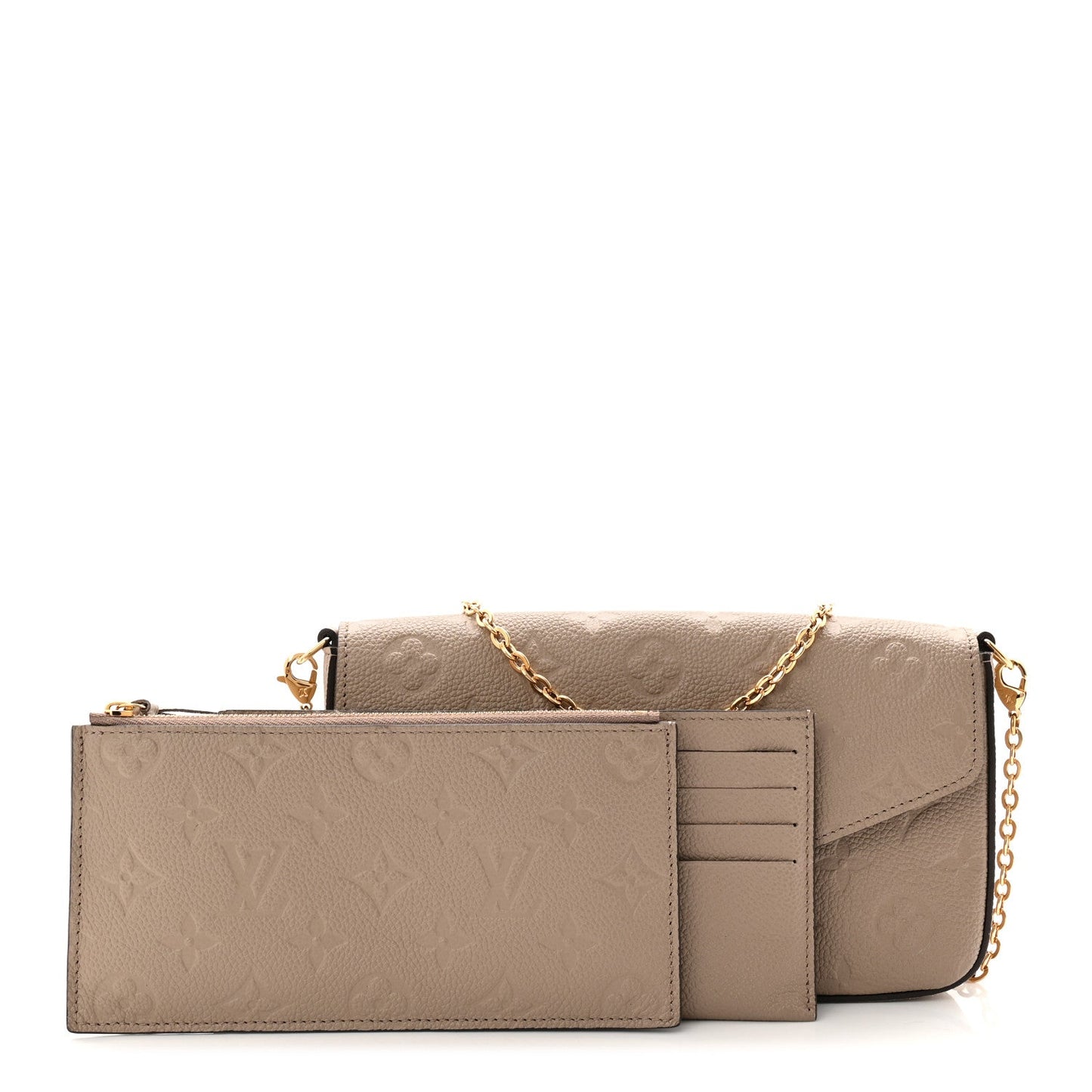 Empreinte Pochette Felicie Chain Wallet Tourterelle
