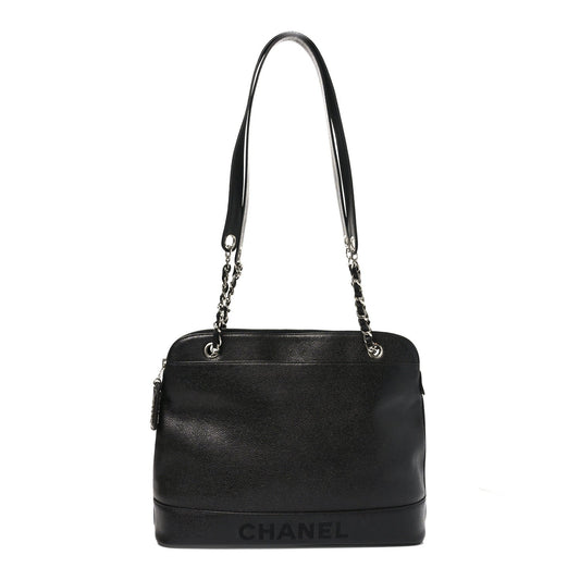 Caviar Shoulder Bag Black