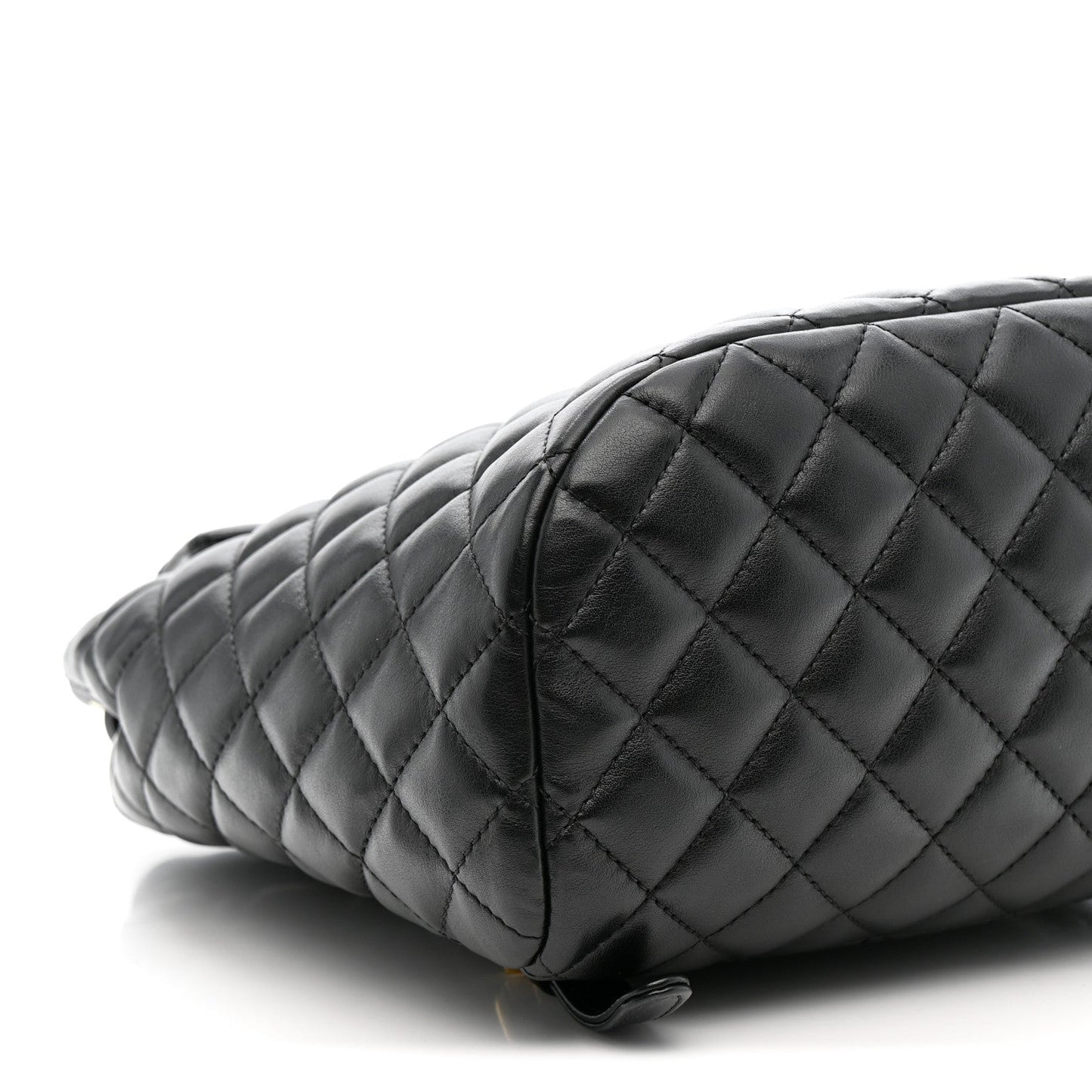 Calfskin Quilted Small Urban Spirit Backpack Black