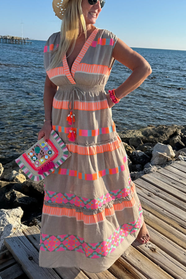 Vestido maxi bohemio