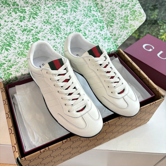 Gucci Shift Damen sneaker Varianten Schwarzes White Leather 506840