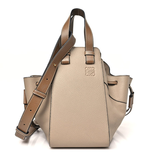 Calfskin Small Hammock Shoulder Bag Sand Mink