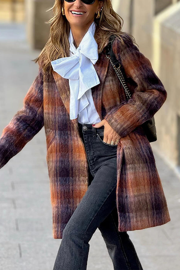 Camisa de manga larga con lazo para mujer, elegante, informal, holgada
