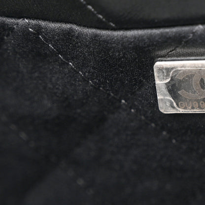 Shiny Calfskin Quilted Small Chanel 22 Black