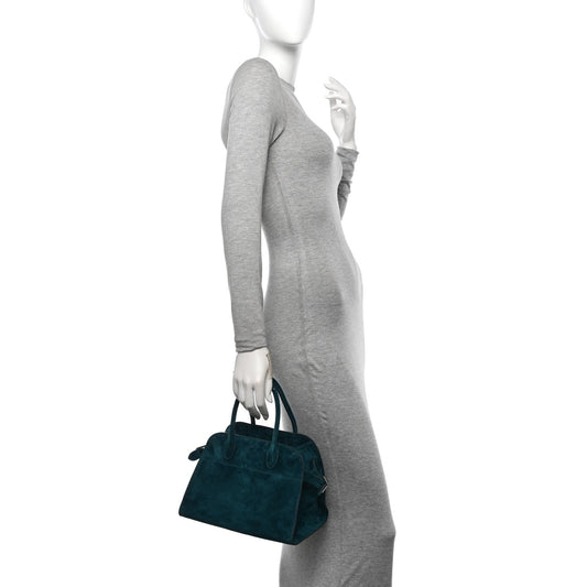 Suede Soft Margaux 10 Bag Teal Green