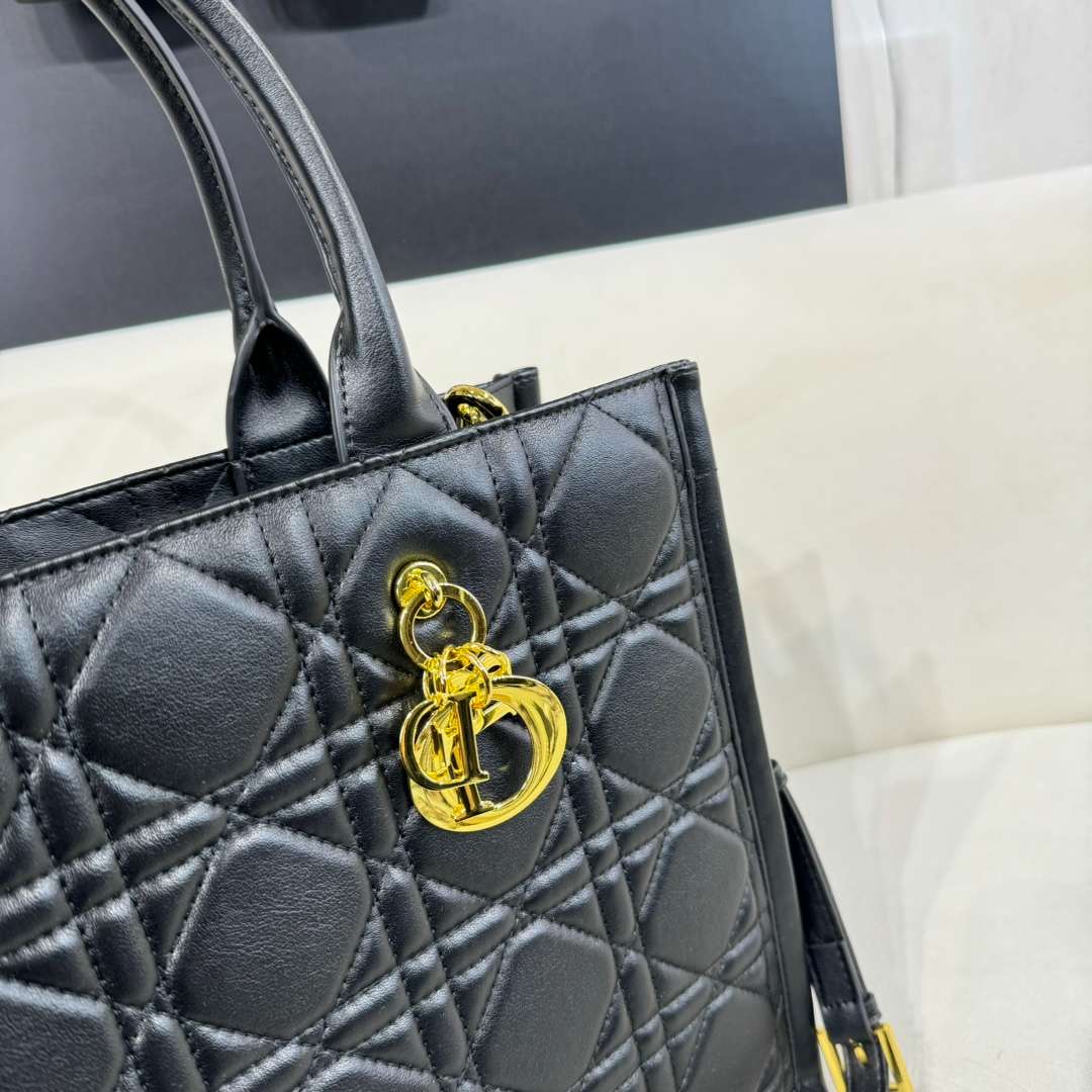 THE DIOR BOOK TOTE IN MACROCANNAGE