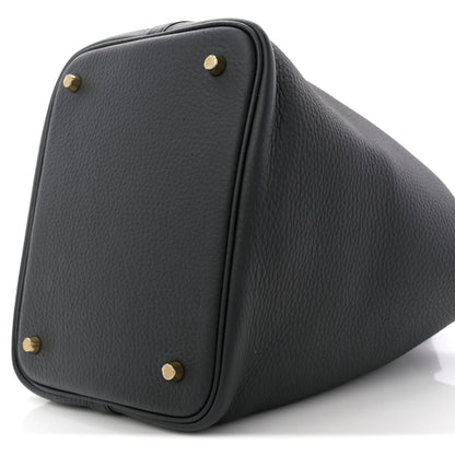 Taurillon Clemence Picotin Lock 22 MM Black