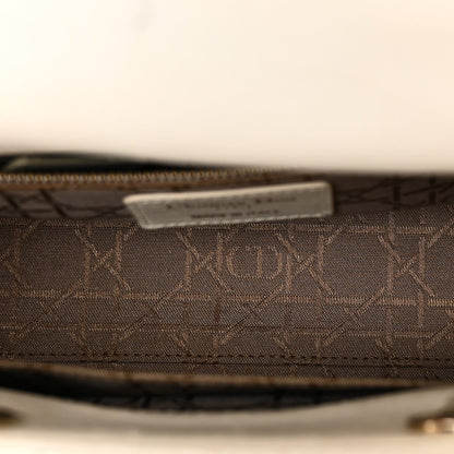 Lambskin Cannage Small My ABCDior Lady Dior White