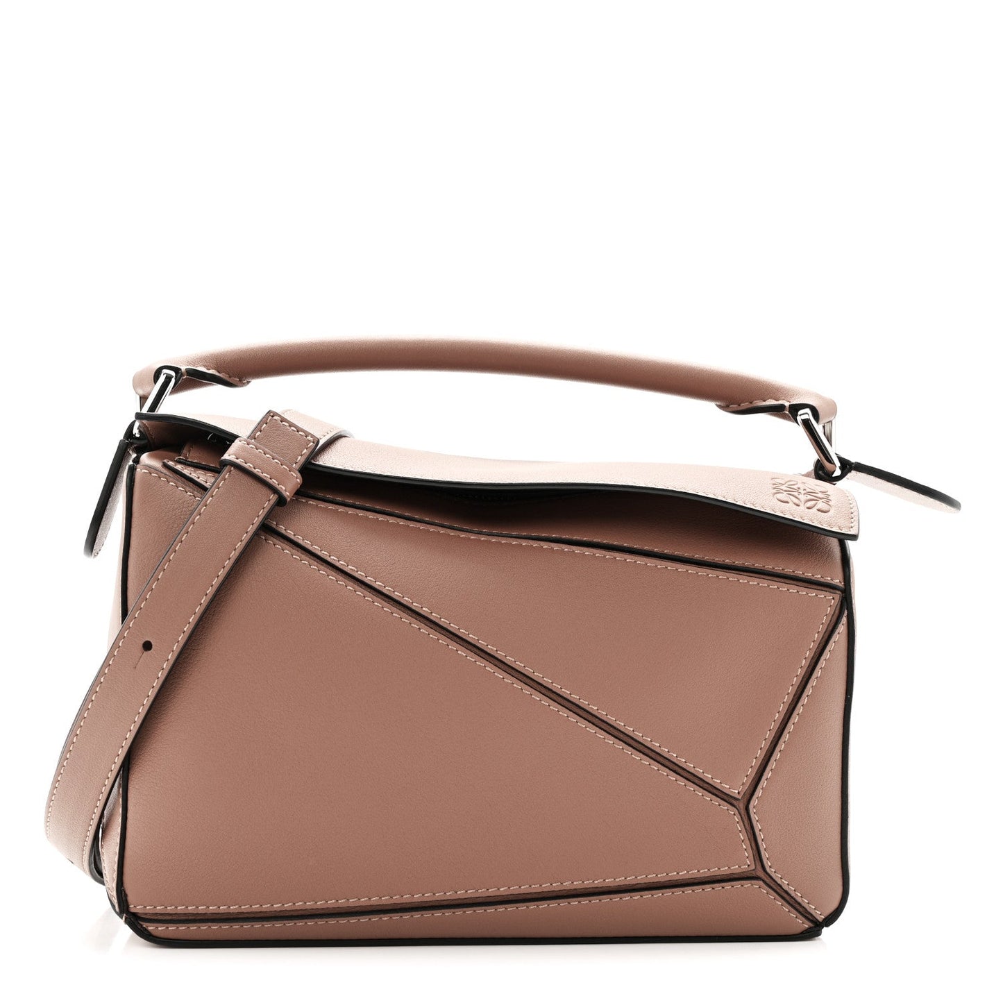 Calfskin Small Puzzle Bag Tan