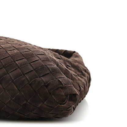 Suede Intrecciato Small Hop Fondant