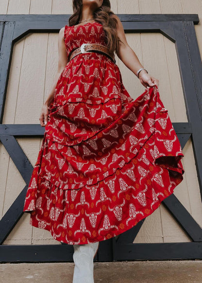 El vestido Longhorn 