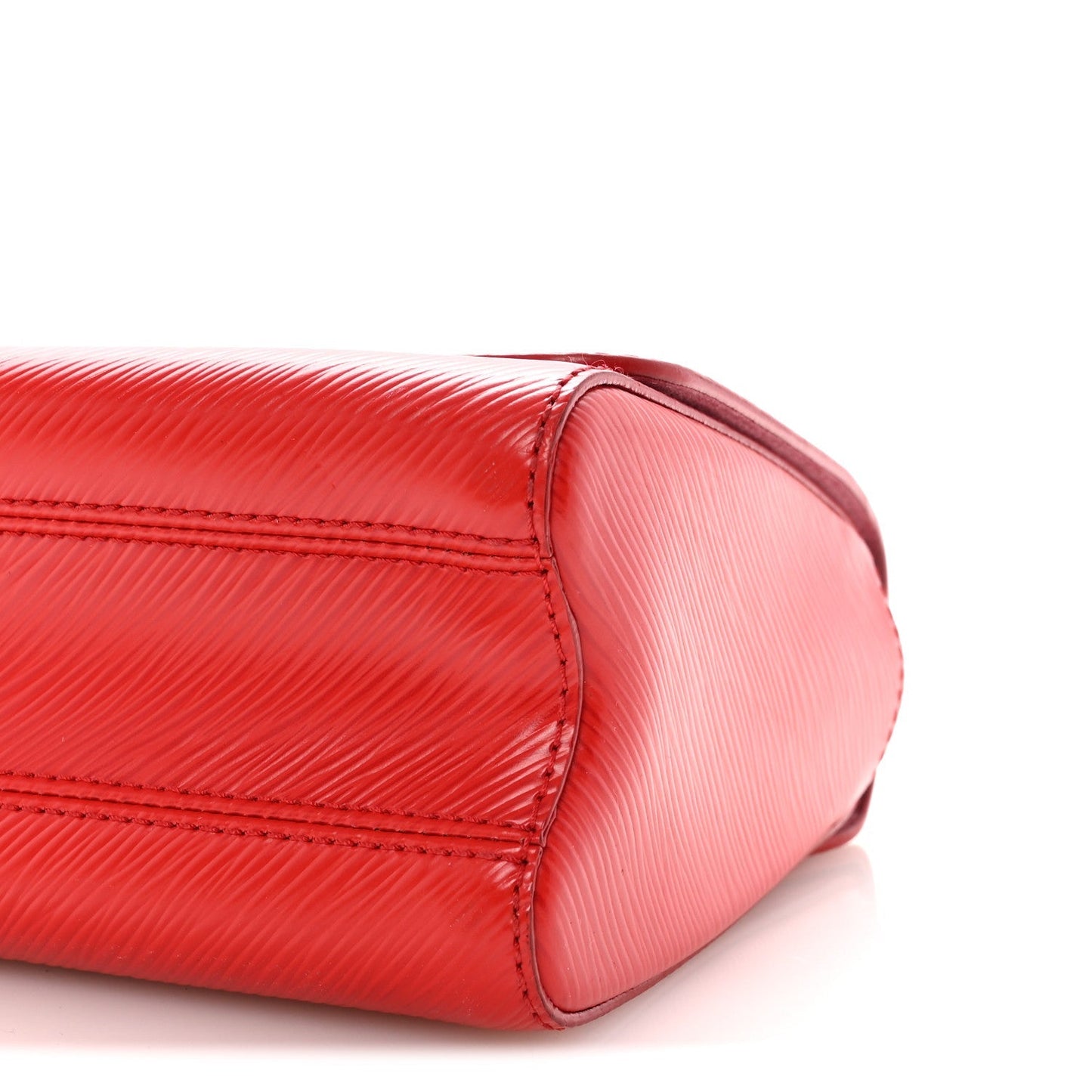 Epi Twist Shoulder Bag MM Coquelicot