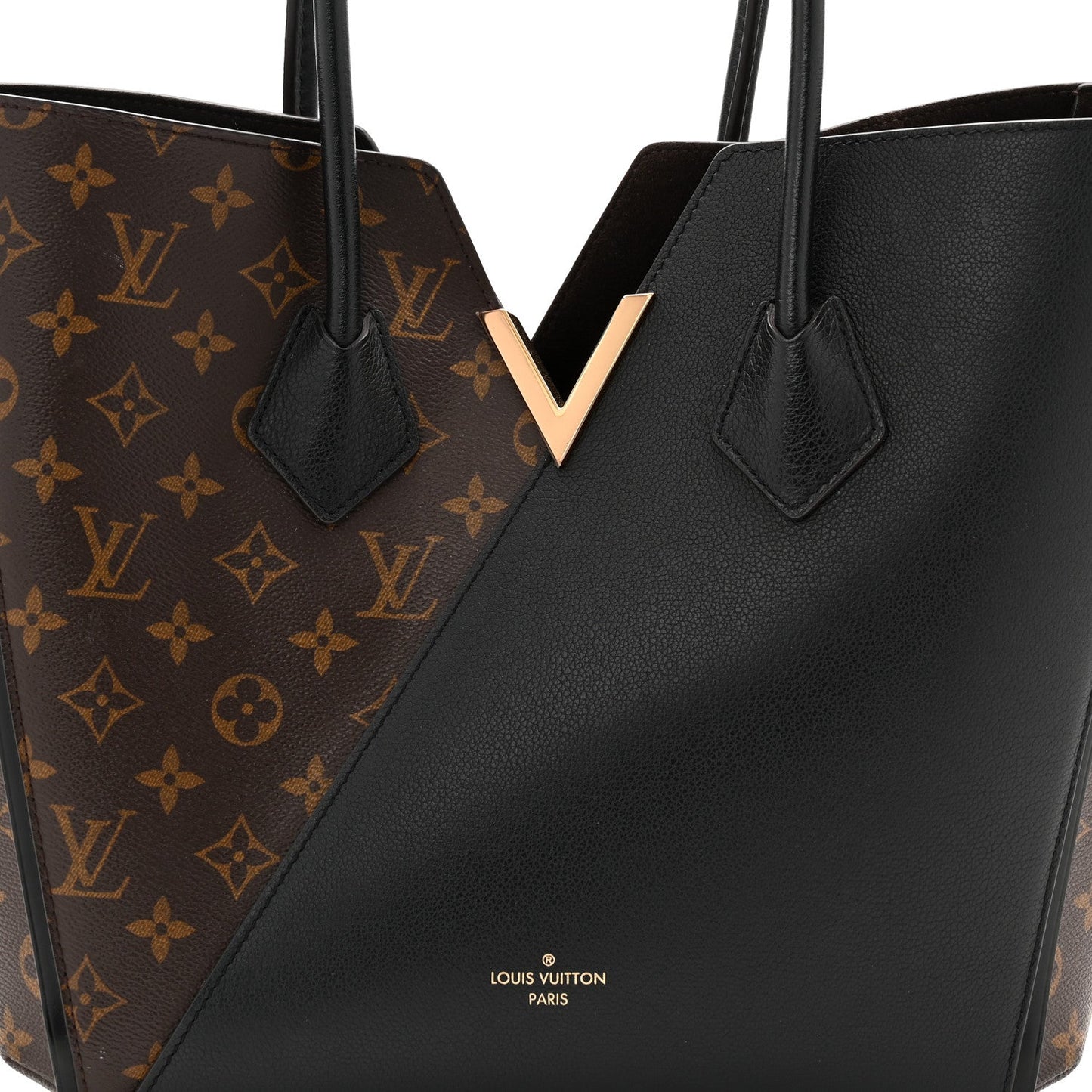 Calfskin Monogram Kimono Tote Black