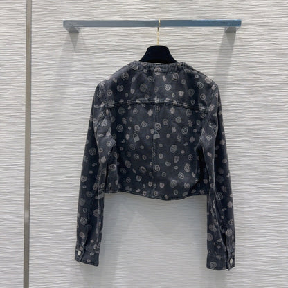 CC 25 Short Jacket Black Cotton