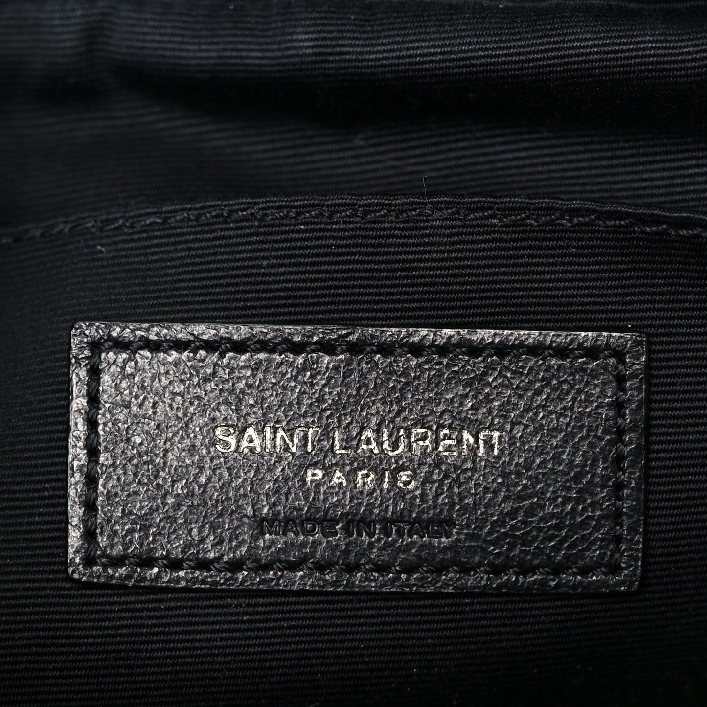 Calfskin Matelasse Monogram Monochrome Lou Camera Bag Black