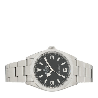 Stainless Steel 36mm Oyster Perpetual Explorer Watch Black 124270