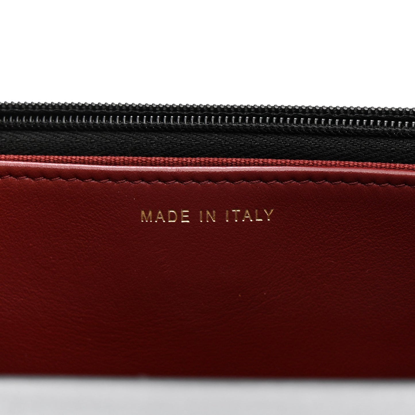 Calfskin Quilted Perfect Fit Wallet On Chain WOC Black