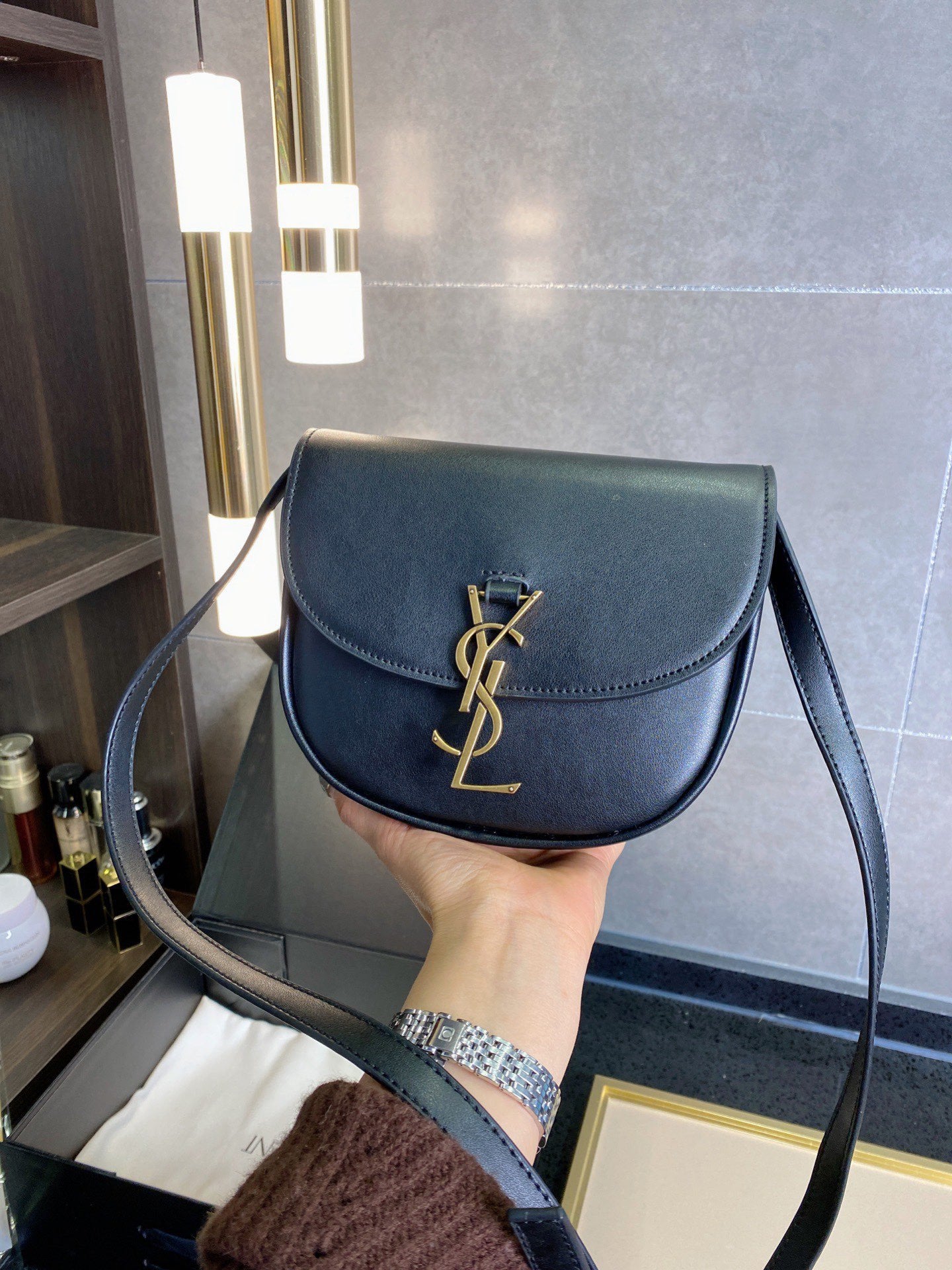 Saint Laurent Women’s Kaia Small Satchel In Smooth Leather