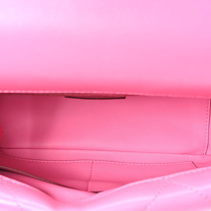 Nappa Large Roman Stud Shoulder Bag Feminine Pink