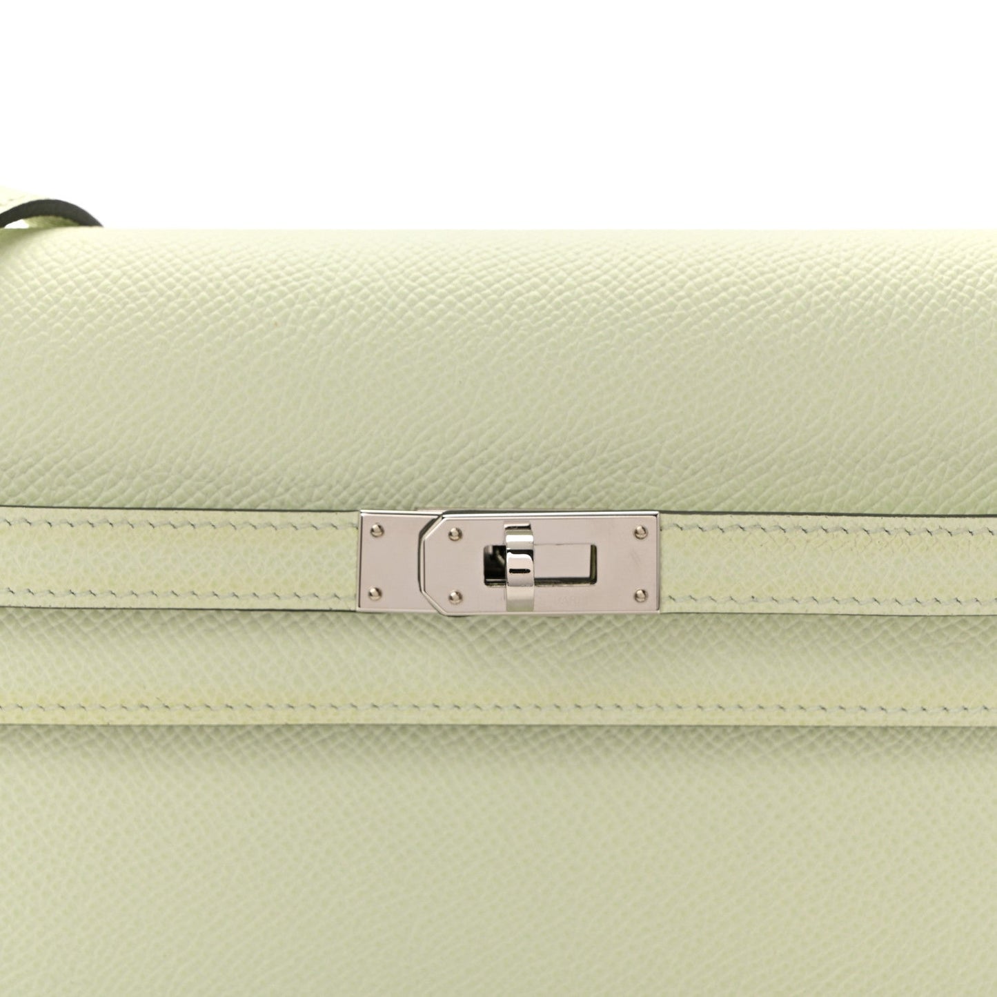 Epsom Kelly Wallet To Go Vert Fizz