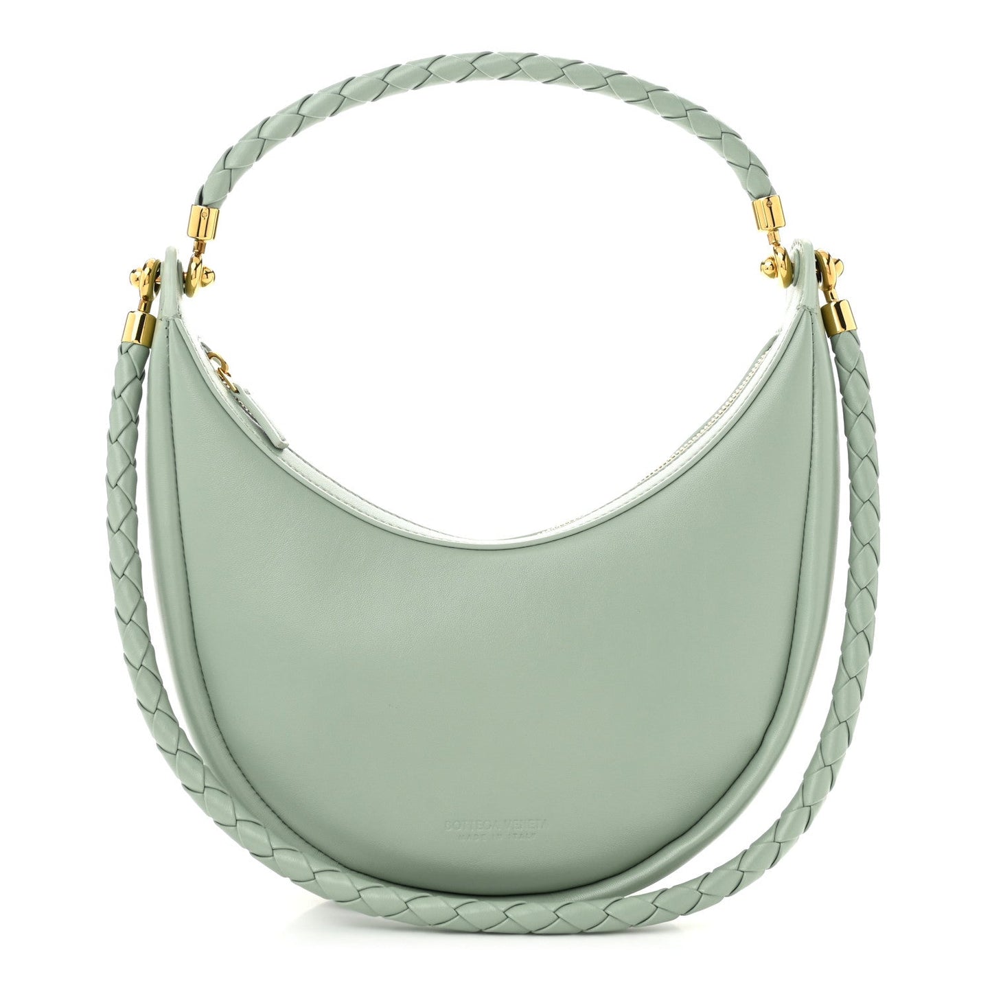Smooth Calfskin Hula Hoop Shoulder Bag New Sauge