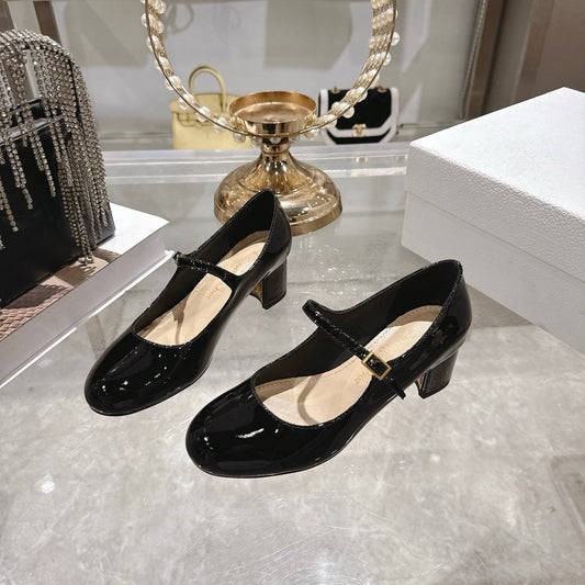 CD 26 Lolita High-Heeled 40 Black Patent Leather 592220