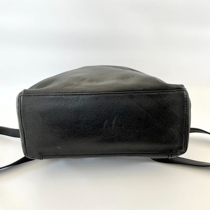 Alexander McQueen Black Leather Backpack