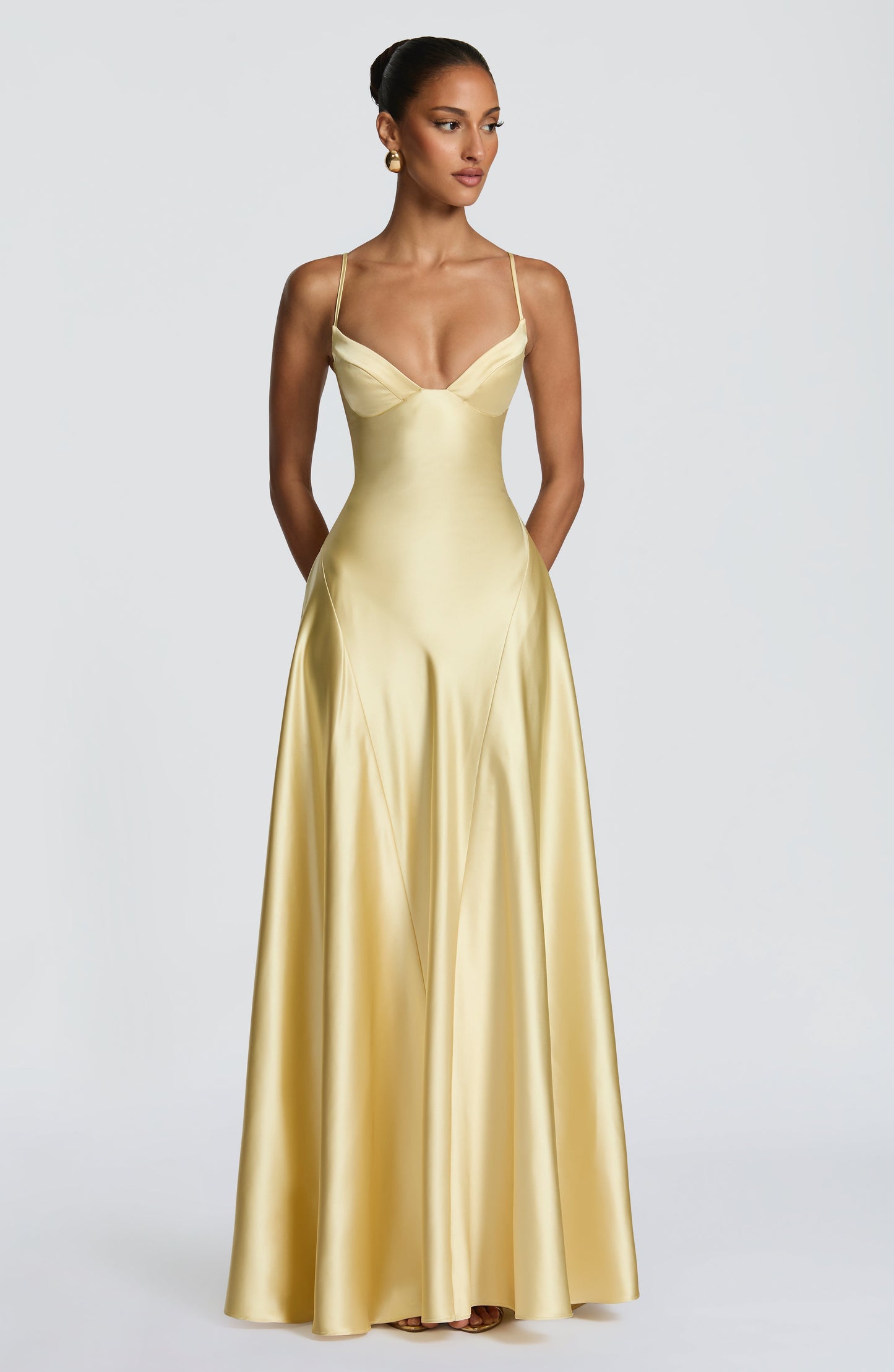 Asterin Maxi Dress - Lemon