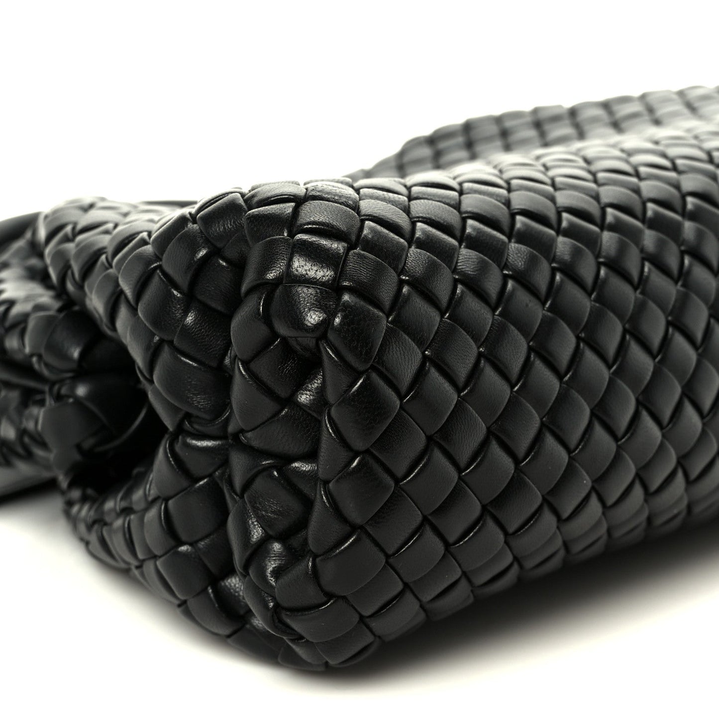 Nappa Intrecciato Small Padded The Handle Tote Black