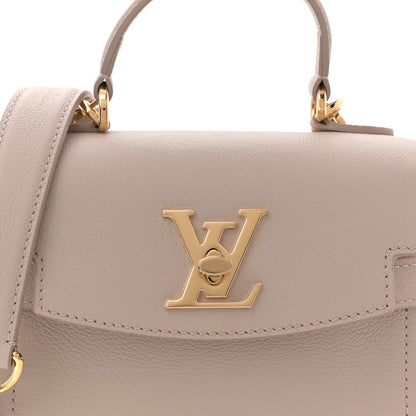 Soft Calfskin Mini Lockme Ever Greige