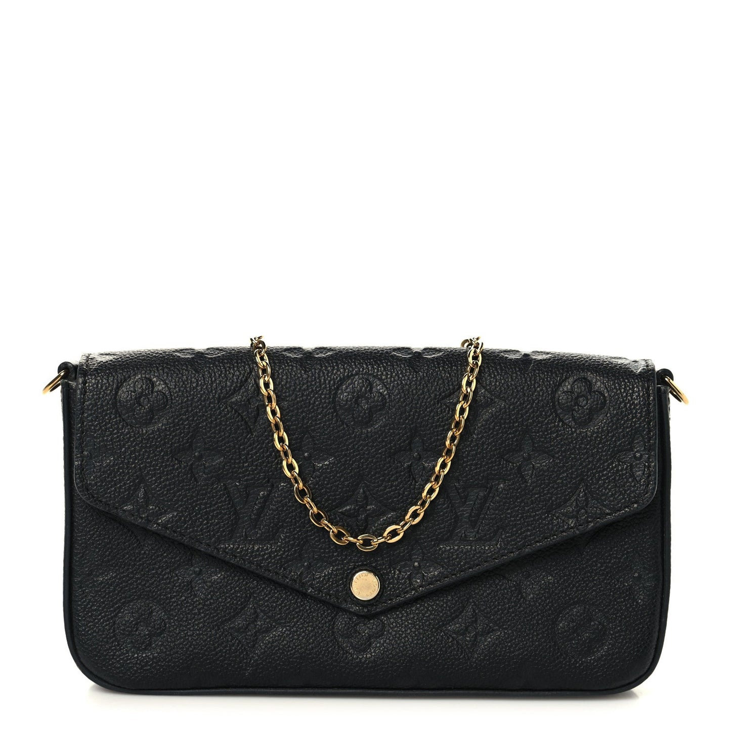 Empreinte Pochette Felicie Chain Wallet Black