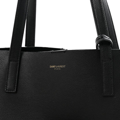 Calfskin Large Shopping Tote Black