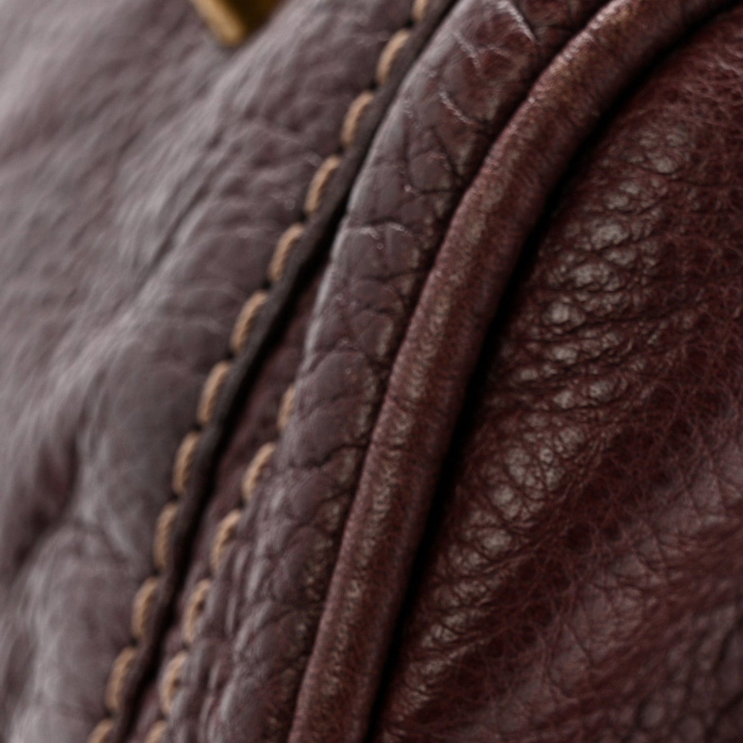 Calfskin Medium Paddington Satchel Chocolate