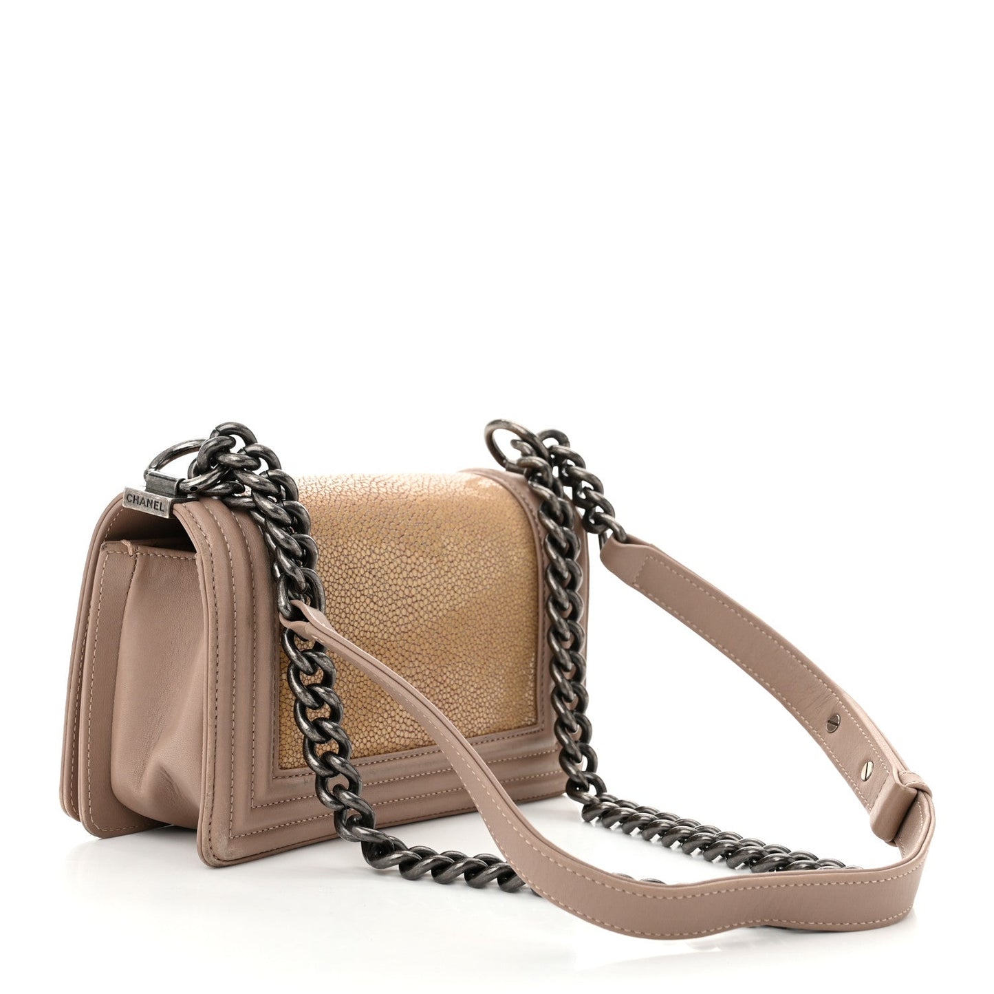 Galuchat Stingray Small Boy Flap Light Pink