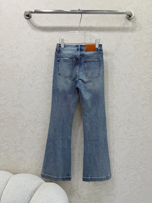 CC 26s Flared Trousers Denim 353018