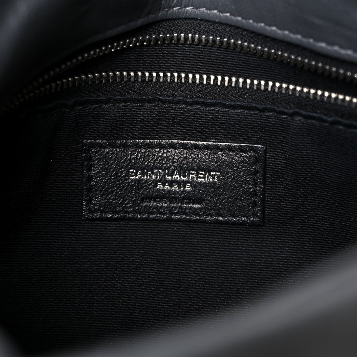 Lambskin Quilted Small Loulou Puffer Monogram Chain Satchel Storm